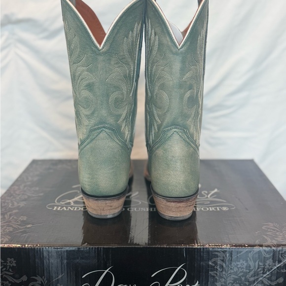 Dan Post Turquoise Cowboy Boots - Picture 3 of 4